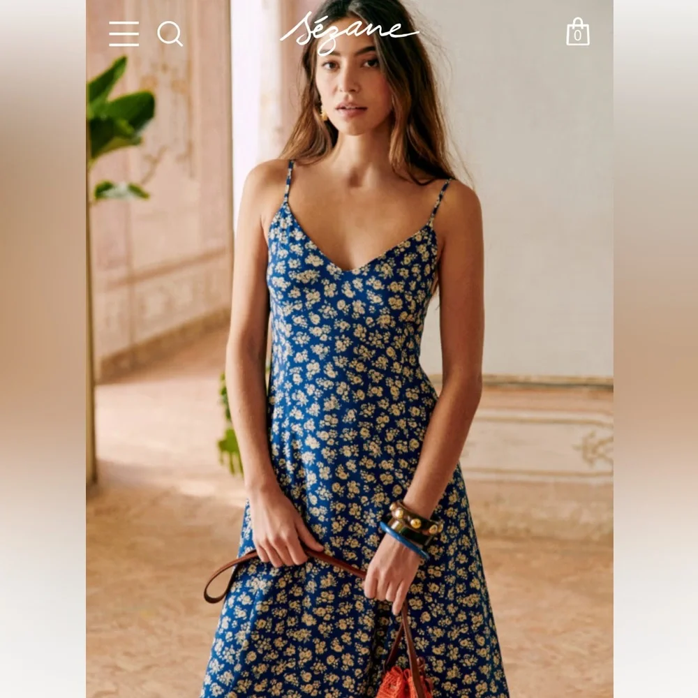 Sezane Marguarita Dress – Cara Floral Print - Picture 13 of 13